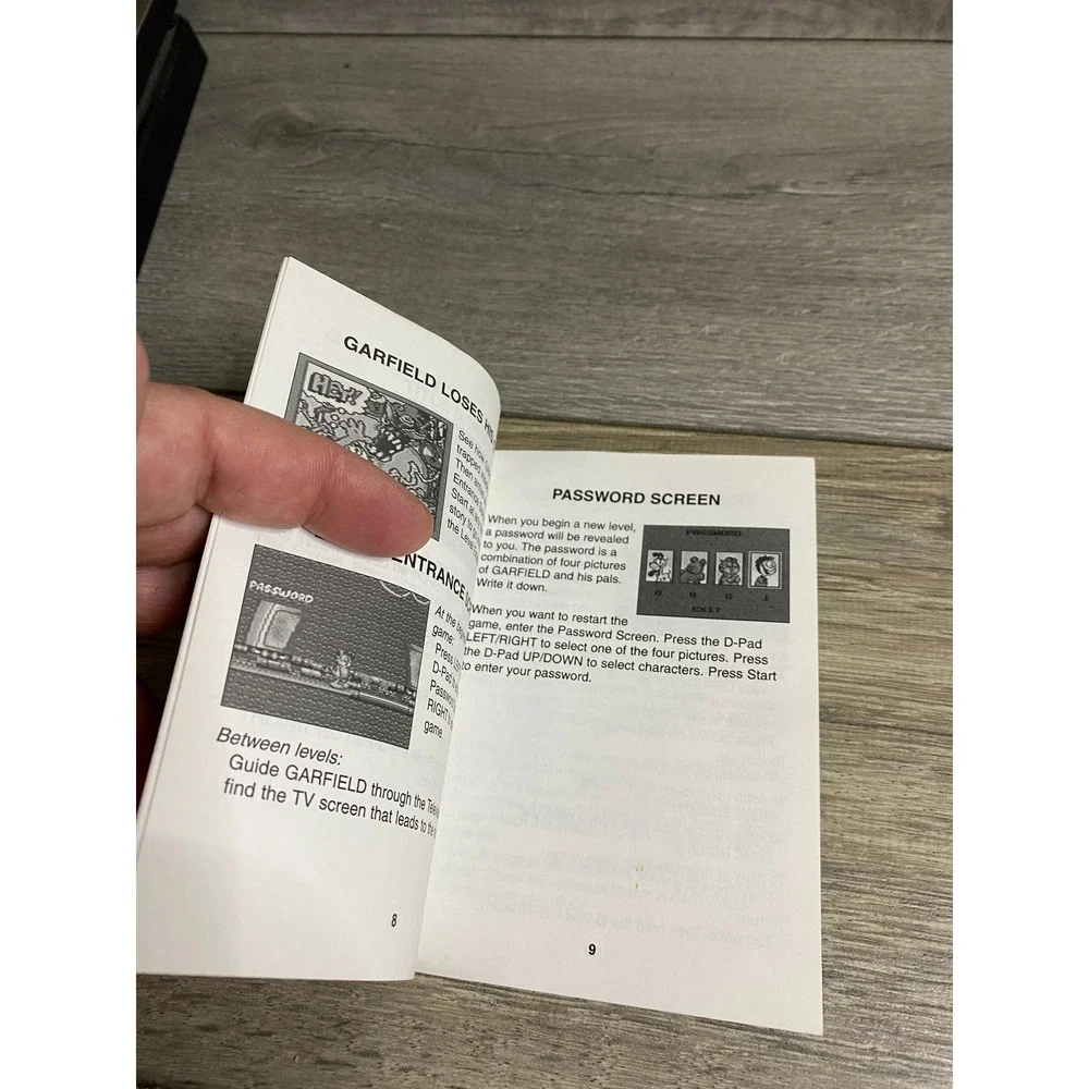 Sega original instruction